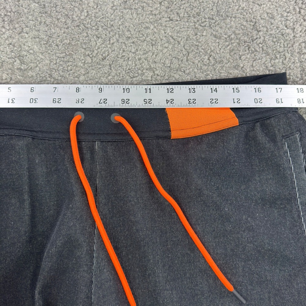 Nike Tech Pack Knit Joggers Mens XL Grey Black Orange AR1589-011 Tapered Pants - Picture 7 of 12